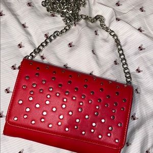 Town shoes red side purse